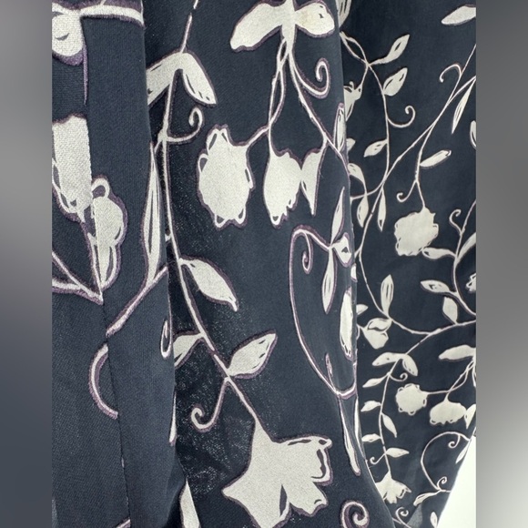 Alex Evenings Chiffon Long Floral Formal Evening Skirt - Picture 3 of 13